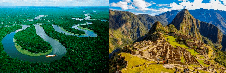 Machupicchu y Amazonia